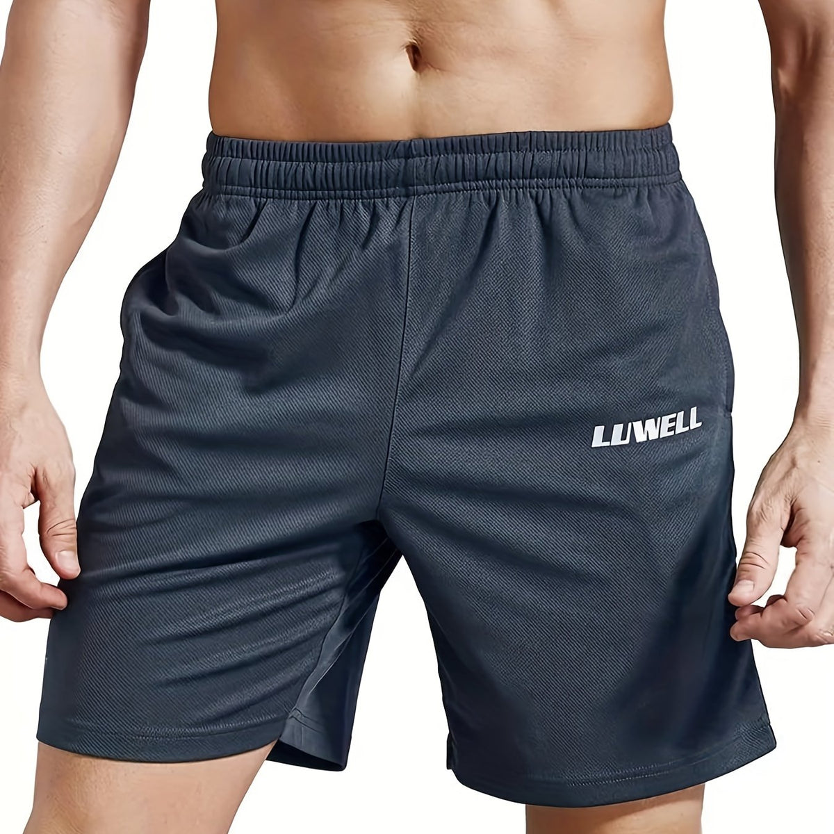 ZENGVEE Men's 7 Quick Dry Gym Running Shorts
