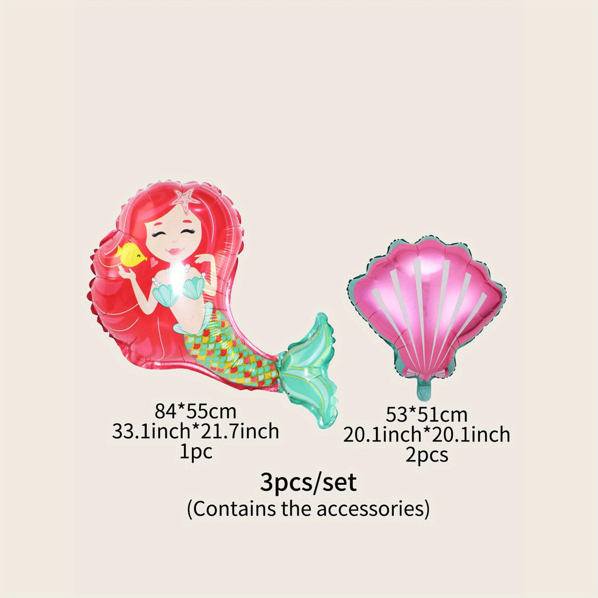 Mermaid Birthday Balloon Set - Create a Magical Scene