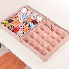 20 Grids Socks Storage Box Non-Woven Fabric Organizer