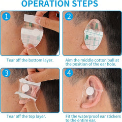 30pcs Waterproof Ear Protector for Water Sports