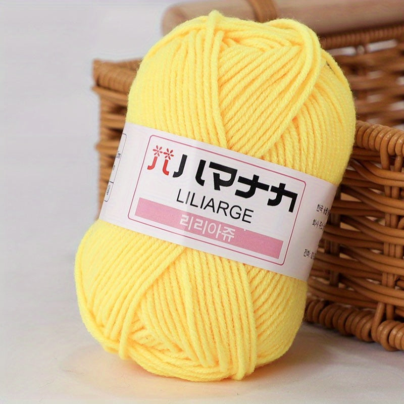 Soft Crochet Yarn Worsted Acrylic DIY Blanket Sweater Hat Scarf