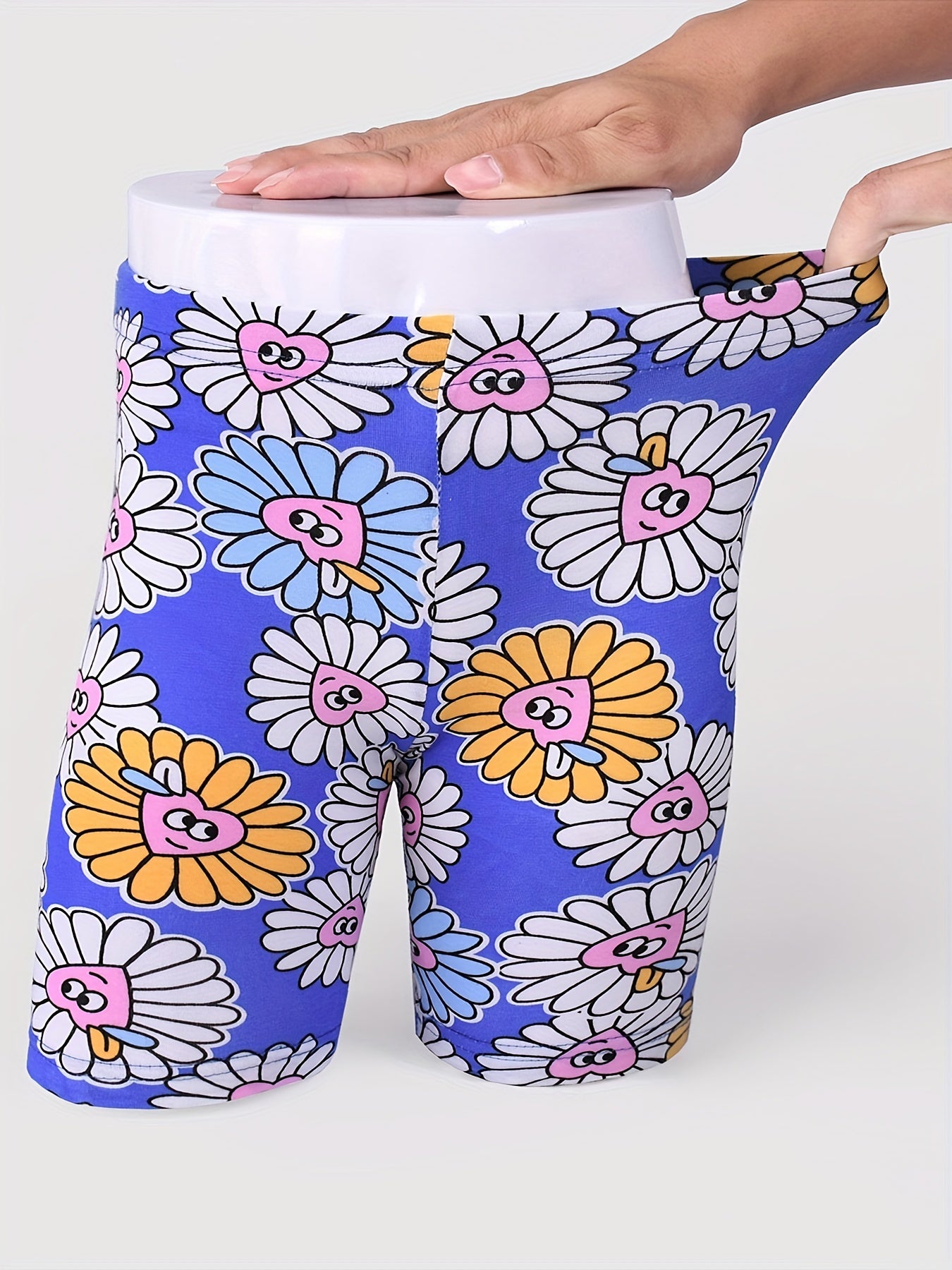 Girls Flowers Graphic Elastic Waist Cropped Legging Set