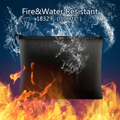 Fireproof Document Bag Double sided Waterproof Document Holder