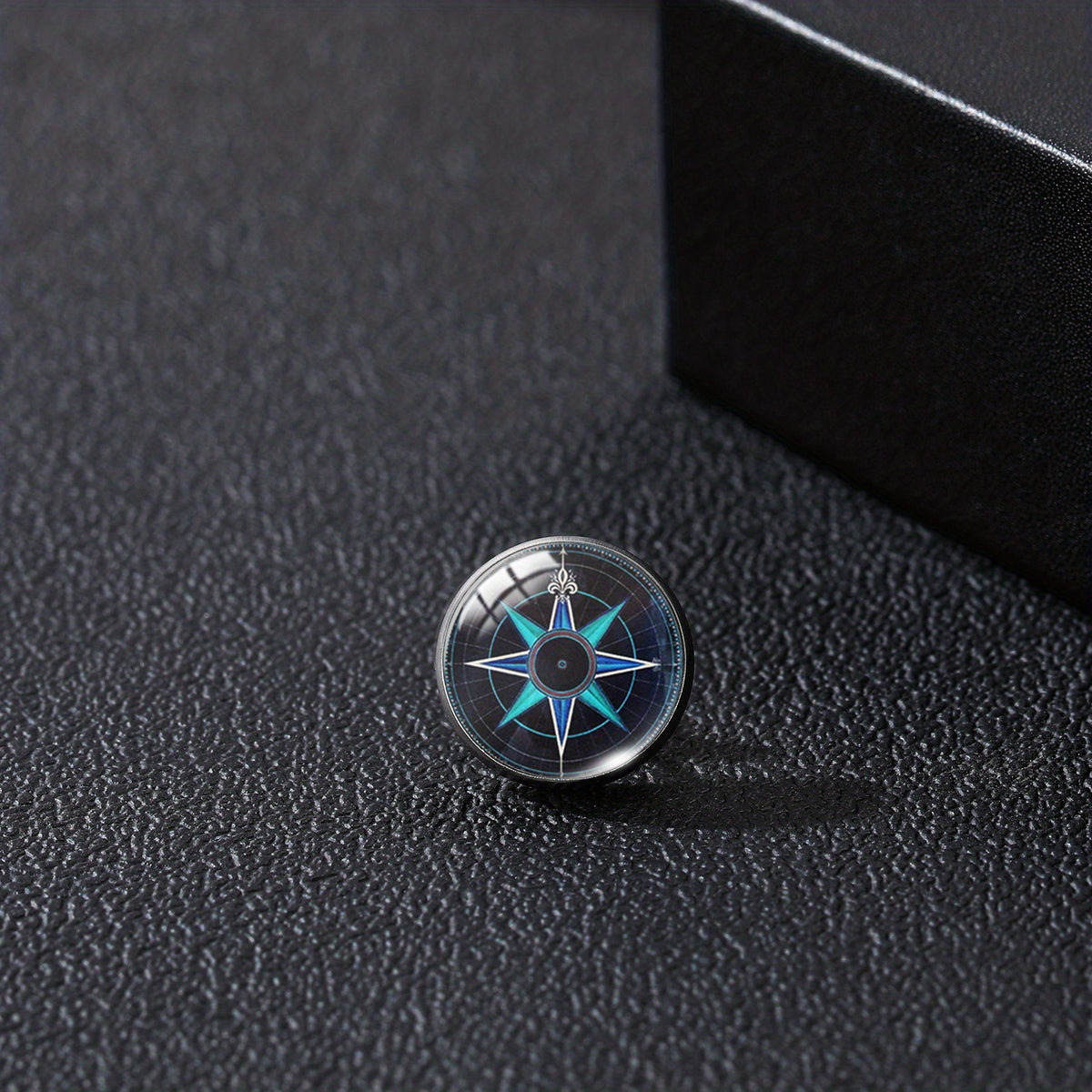 Compass Time Gem Buckle Shirt Suit Accessories