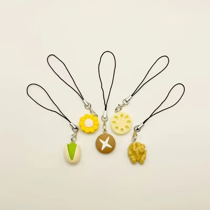 Vegetable Shaped Key Chain Backpack Ornament Gift