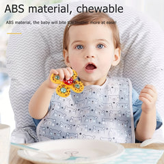 3pcs Suction Cup Spinner Toys For Baby Sensory Learning Bath Toys