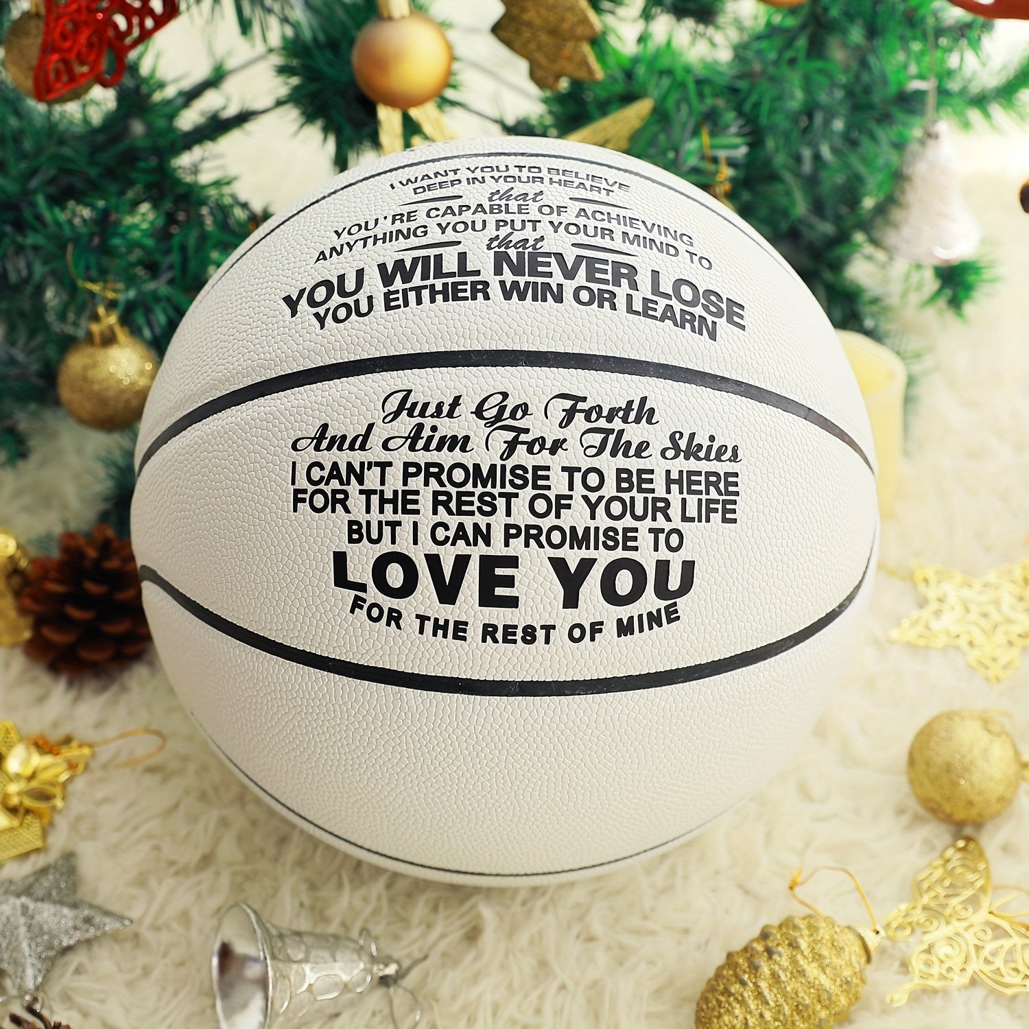 Engraved Size 7 Basketball Gift For Grandson