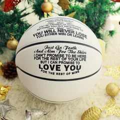 Engraved Size 7 Basketball Gift For Grandson