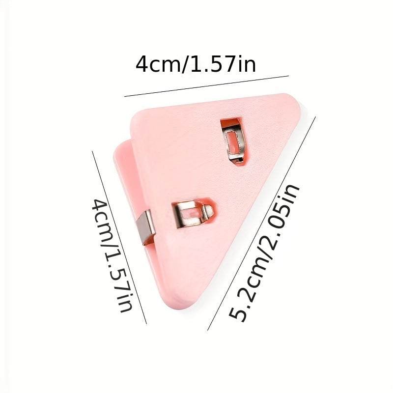 Triangle Corner Clip Folder Test Paper Bill Clip Student Book Clip