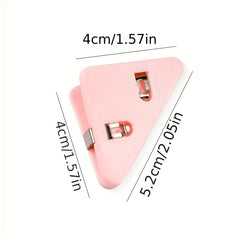 Triangle Corner Clip Folder Test Paper Bill Clip Student Book Clip