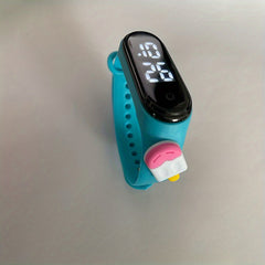 Cartoon Animal Silicone LED Watch Waterproof Decorative Gift For Girls