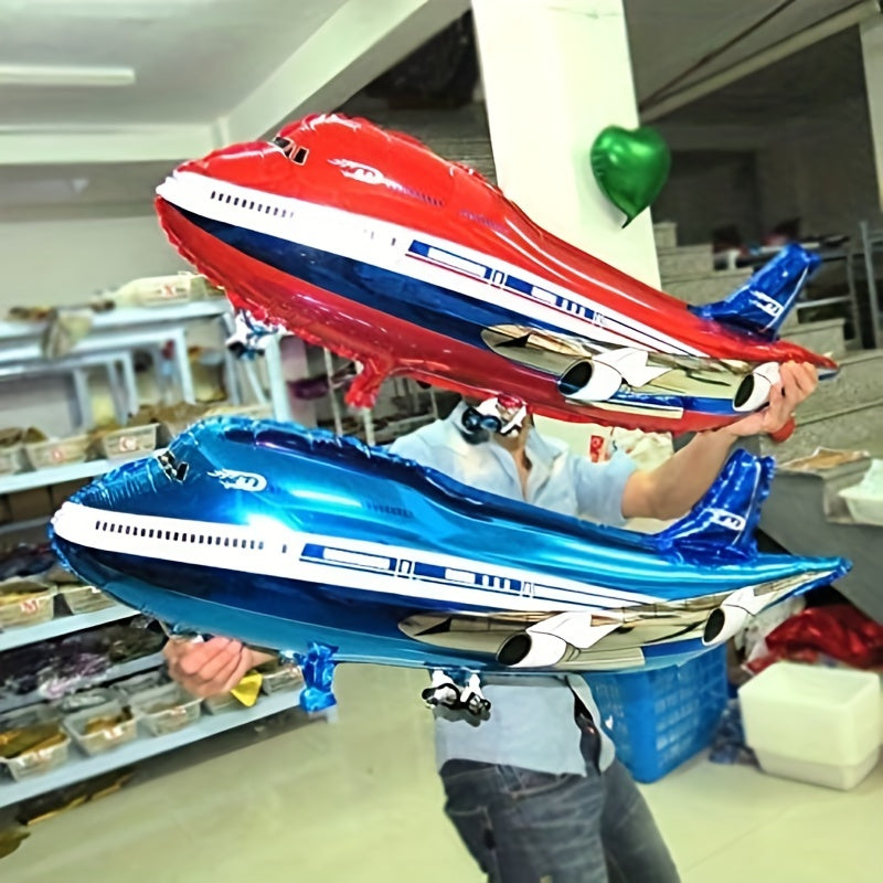 Large Airplane Party Decoration Happy Birthday Balloons