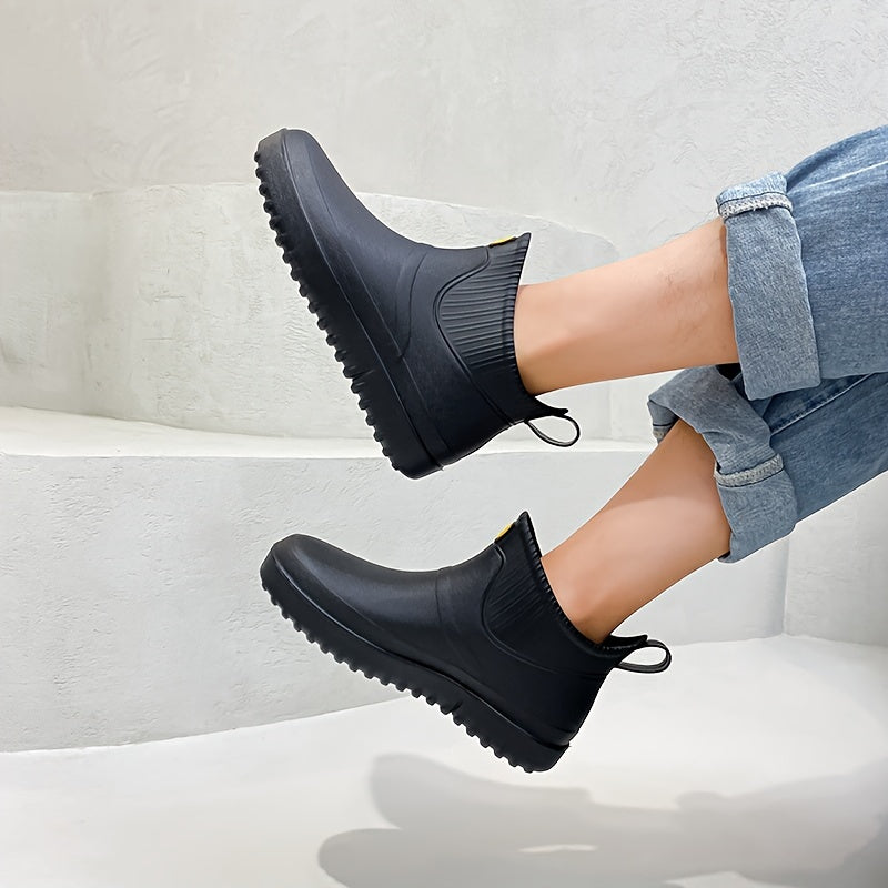 Women's Lightweight Waterproof Ankle Rain Boots