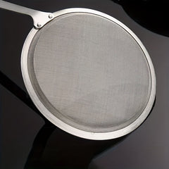 Stainless Steel Mesh Skimmer Spoon Long Handle Anti-scalding Hot Pot Filter