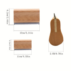 Wooden Pet Hair Removal Tool for Shedding Grooming