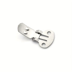 10Pcs Stainless Steel Flower Shoes Clips DIY Craft Buckles Silvery