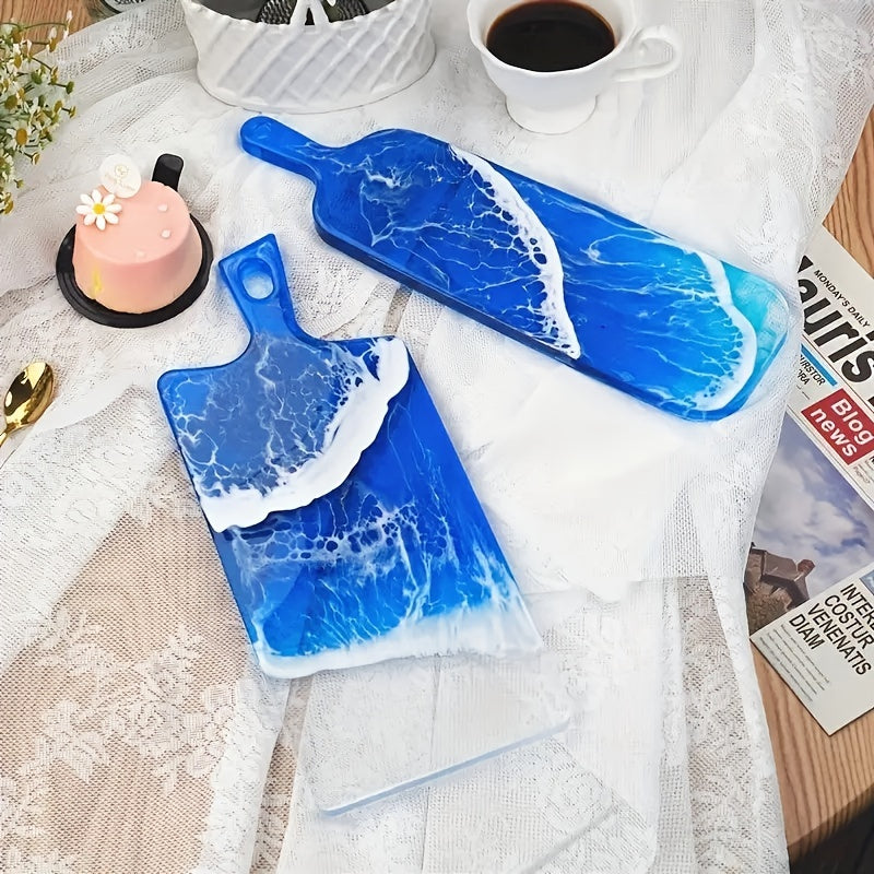 Large Epoxy Silicone Tray Mold with Handles - DIY Resin Casting Mould