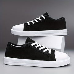 Women's Canvas Lace Up Sneakers Lightweight Skate Shoes