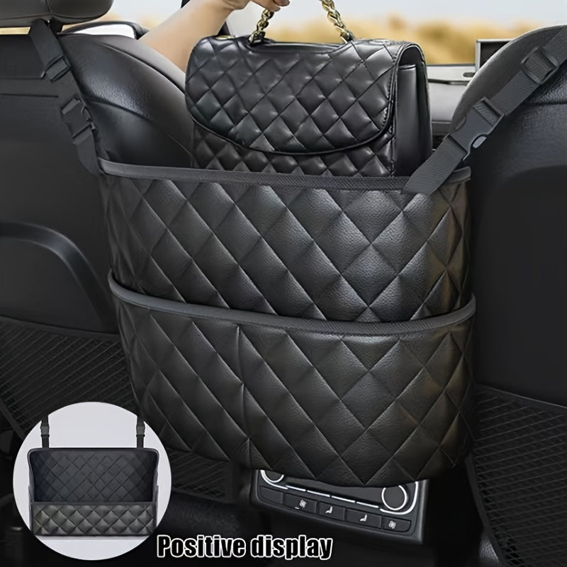 Car Seat Organizer Bag for Cell Phones Purses Documents & More