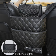 Car Seat Organizer Bag for Cell Phones Purses Documents & More
