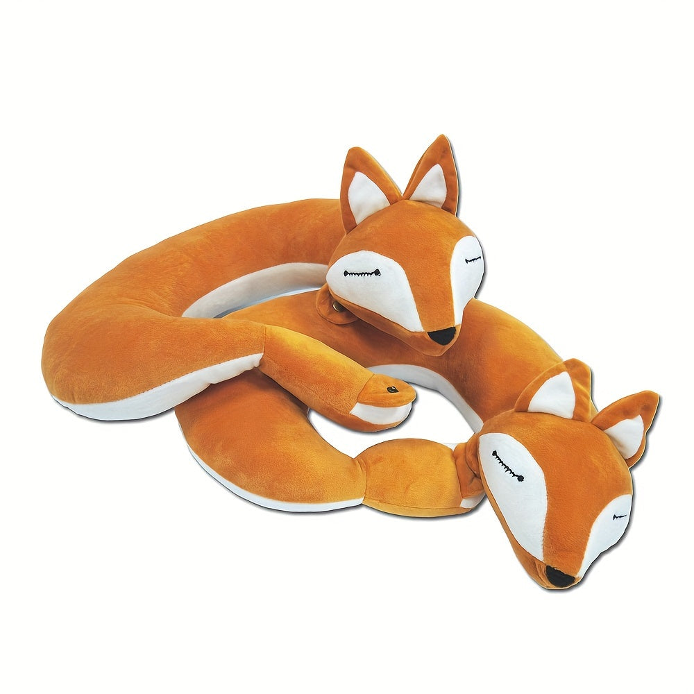 Cartoon Fox Neck Pillow for Travel