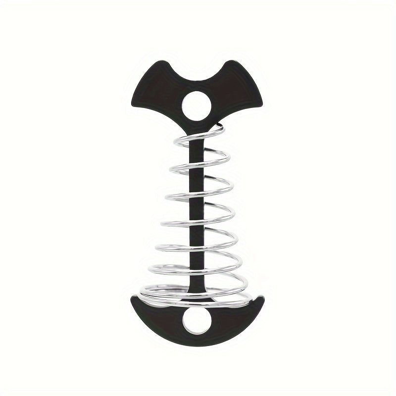 2pcs Outdoor Fishbone Nails Camping Tent Spring Nail