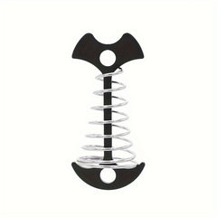 2pcs Outdoor Fishbone Nails Camping Tent Spring Nail