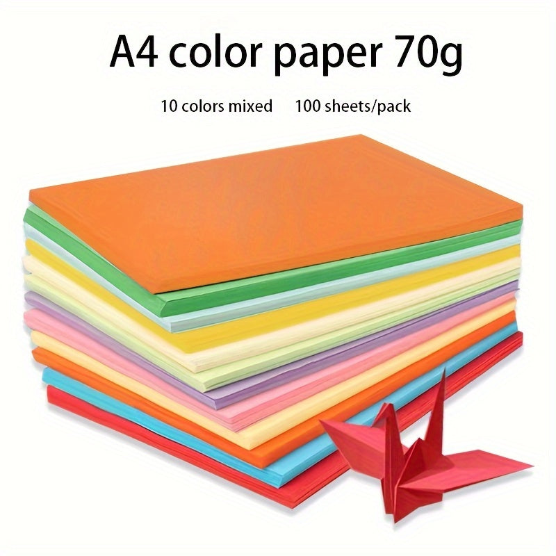 A4 Copy Paper 70g 10 Colors Student Printing Paper