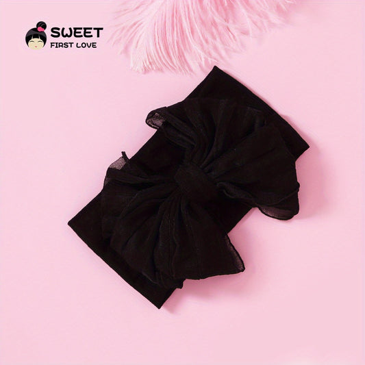 Soft Nylon Elastic Headband for Baby Girl