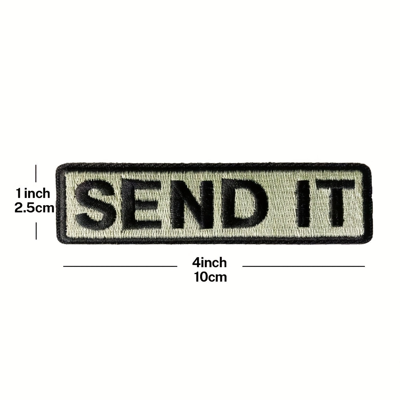 Tactical Morale Patch Olive & Fastener Hook & Loop Emblem