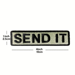 Tactical Morale Patch Olive & Fastener Hook & Loop Emblem