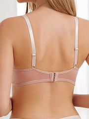 Solid T Shirt Bra Push Up Lingerie & Underwear
