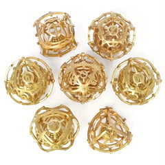 7pcs Hollow Bell Dice Set for Board Game