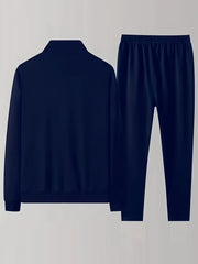 Men's Casual 2pcs Set Zip Up Jacket Joggers Matching Set