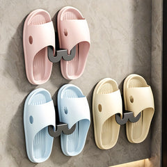 Metal Wall Mounted Shoe Rack Slipper Holder Organizer