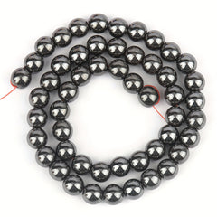 Hematite Stone Round Spacer Beads for Jewelry Making