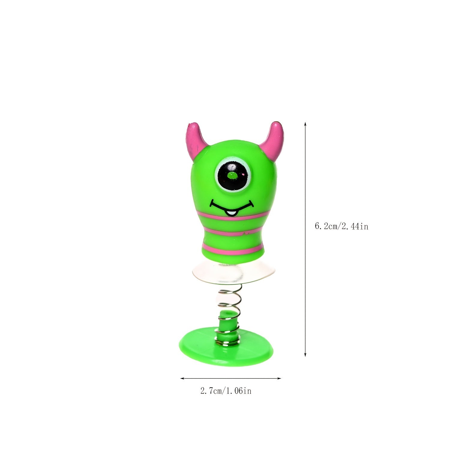 6pcs Big Eye Animal Spring Launchers Jumping Bouncy Toys Random