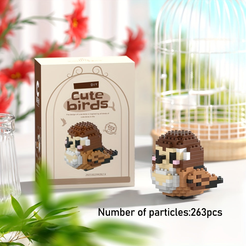 Microscopic Animal Model Bird Splicing Puzzle Toys