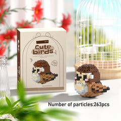 Microscopic Animal Model Bird Splicing Puzzle Toys
