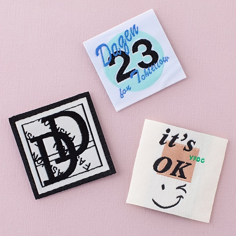 3PCS 3D Printing Letter Style Cloth Stickers For Girls Children