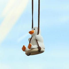 Swing Duck Pendant Car Rearview Mirror Ornament