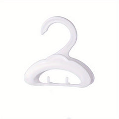 Multifunctional Arch Shaped Plastic Hanger for Household Storage