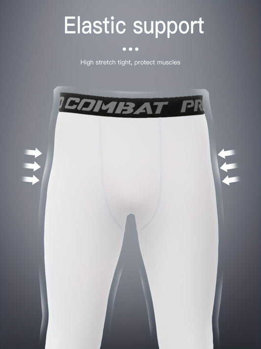 Men's Sports Compression Leggings 3pcs Set