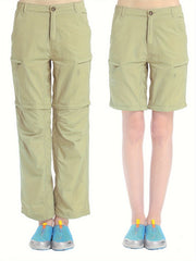 Women's Detachable Cargo Pants Quick Dry for Hiking