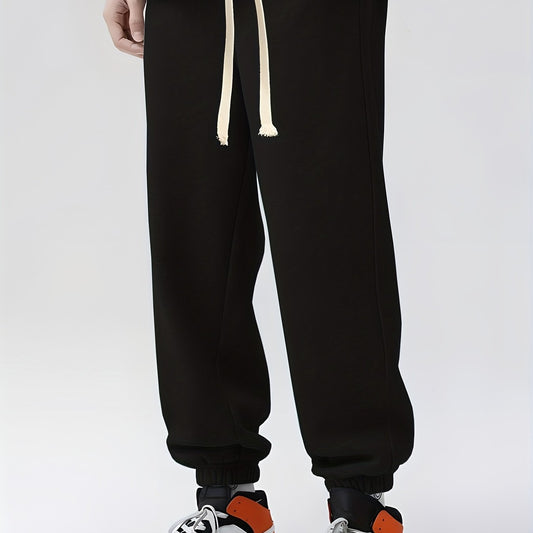 Men's Drawstring Sweatpants Loose Fit Joggers Spring Autumn