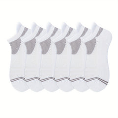 6 Pairs Women's Low Cut Ankle Socks Breathable Lightweight Sports Short Socks