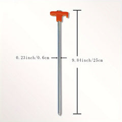 6pcs Fluorescent Luminous Canopy Ground Nails Tent Pegs Stakes