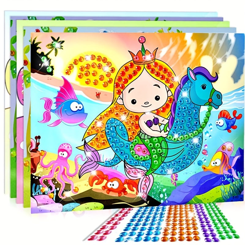 5Pcs Crystal Puzzle Toys for Kids - Perfect Gift for Activities & Crafts