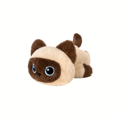 Furry Cat Plush Toy Soft Stuffed Animal Kitten Doll for Holidays & Birthdays