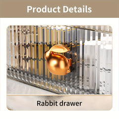 Cosmetic Storage Rack with Drawers and Compartments